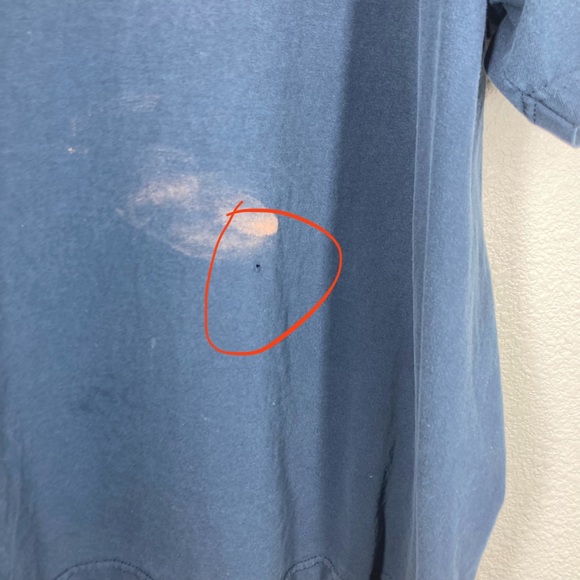 Y2K santa Cruz Tee Shirt Short Sleeves Blue XXL Cotton Distressed Skate - Picture 5 of 14